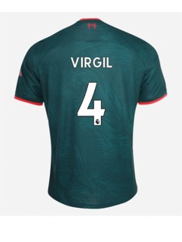 Liverpool Virgil van Dijk #4 Ausweichtrikot 2022-23 Kurzarm